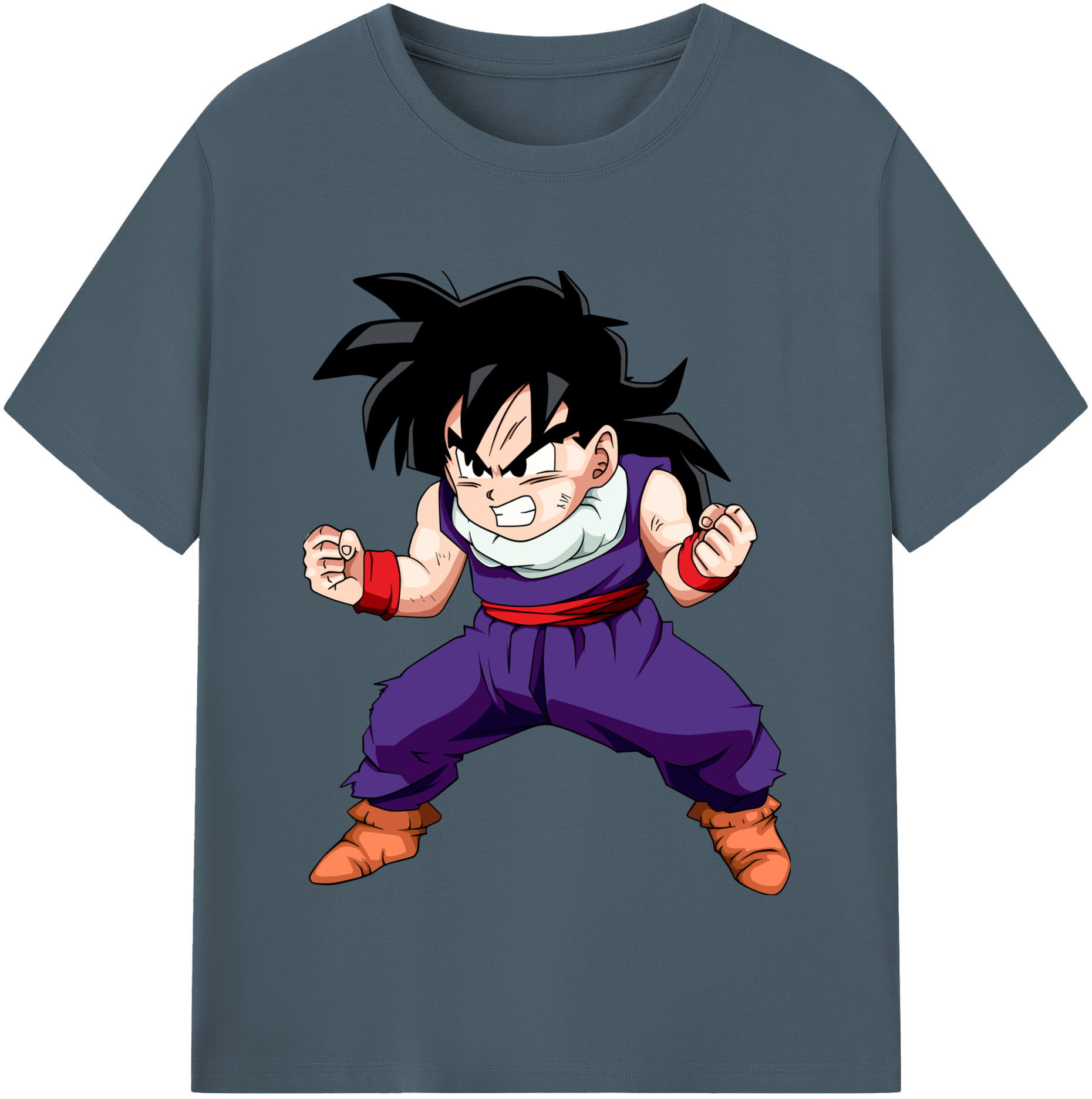 （画像用） ドラゴンボール 孫 悟飯（そんごはん）DRAGON BALL Son Gohan 綿100％半袖Tシャツ（フロントプリント）